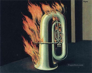 the discovery of fire 1935 Surrealist Oil Paintings